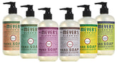 Mrs. Meyer's Peony hand soap bottle for bright, everyday hand cleansing.