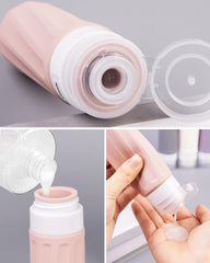Mrsdry 1oz cream jar clear for travel skincare samples.