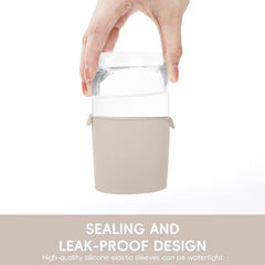 Mrsdry bottle covers S size ideal for samples and small containers in luggage.