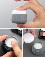Mrsdry clear makeup bag keeps containers visible and organized