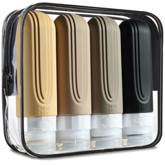 Mrsdry leak-proof travel bottles cap keeps liquids secure during travel.