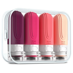 Mrsdry Travel Bottles 2oz leakproof design keeps luggage mess-free during flights
