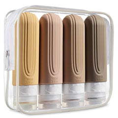 Mrsdry travel bottles leak-proof 3oz design protects luggage and clothes.