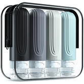 Mrsdry travel bottles leak-proof 4-pack ready for organized luggage.