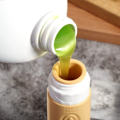 Mrsdry no-drip cap prevents spills while dispensing.