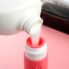 Mrsdry travel bottles feature a wide opening for easy filling.
