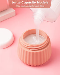 Mrsdry 3oz TSA-friendly containers in a stand-out color, perfect for carry-on use.