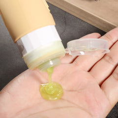 Mrsdry wide-opening fill bottle makes refilling thick creams simple.