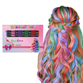 MSDADA hair chalk comb packaging for a kid-friendly color kit