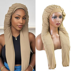 MsFan bonnet—extra-large fit for thick hair and braids.
