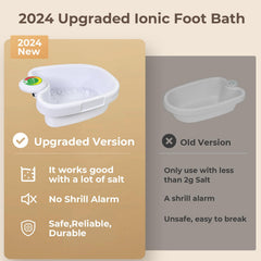 MSFOOT foot bath basin filled with water for a soothing session.