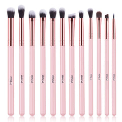 MSQ eye makeup brush set with soft synthetic hairs for smooth application