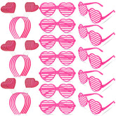 MTLEE gafas de corazón Valentine, ideal para sesión de fotos festiva