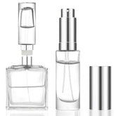 MUB 10ml travel perfume atomizer in glass for on-the-go fragrance.