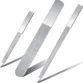 Mudder 3-piece nail file set shown with three sizes for home or salon use