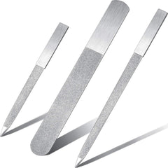 Mudder 3-piece nail file set shown with three sizes for home or salon use