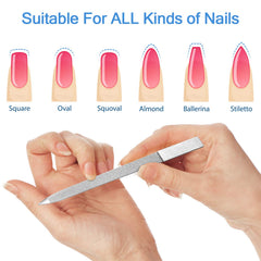 Mudder foot nail file designed for smoothing hard-to-reach areas