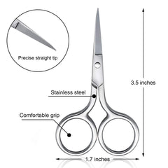 Mudder stainless steel design resists rust for long-lasting nose and facial trimming.