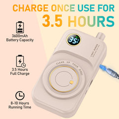 mUGLE cordless e-file battery pack enables long sessions