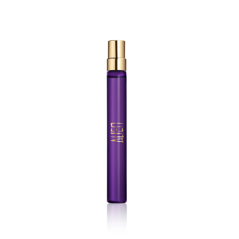 Mugler Alien travel size bottle for on-the-go fragrance moments.