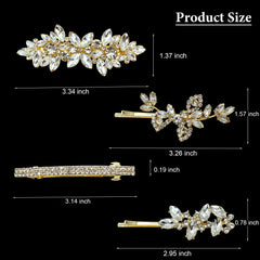 Mulzile bride hair pin on bun showcases delicate detail.