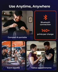 MUNBYN ITP06 connects with iOS and Android for quick setup.