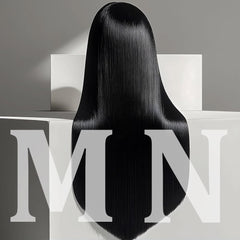 MUNONG wig shows a side part and secure fit for all-day wear