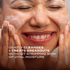 Close-up of Murad cleanser creamy texture ideal for hydrating, cleansing skin.