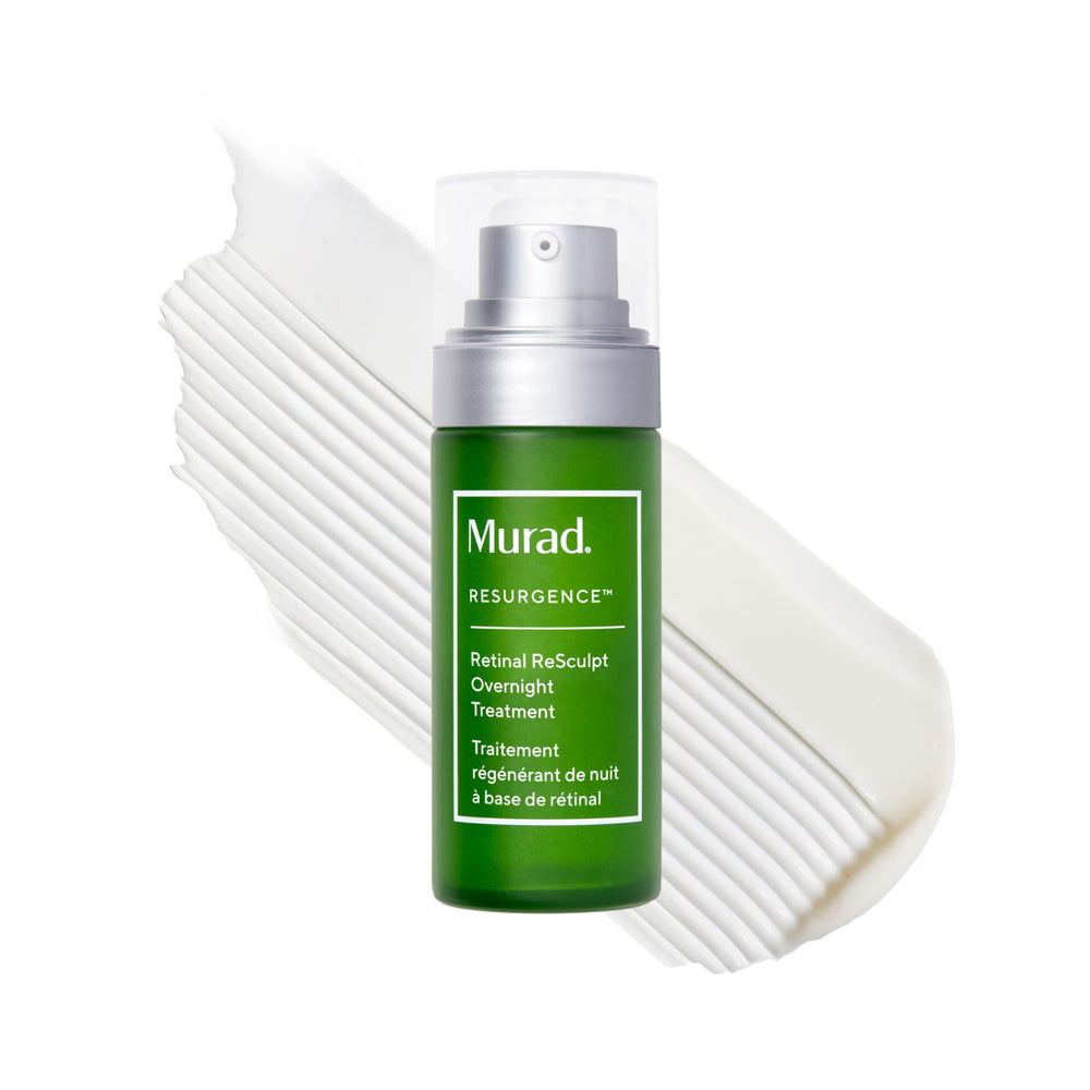 Murad Retinal ReSculpt overnight serum bottle ready for nightly use