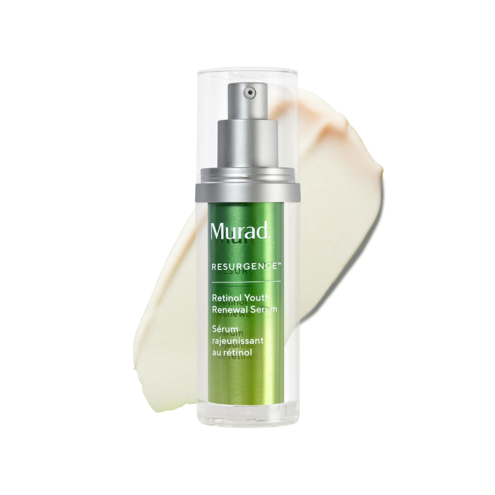 Murad Retinol Youth Renewal Serum bottle front for premium night care