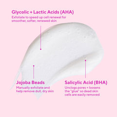 Murad cleanser close-up showing moisture-friendly formula with sodium PCA.