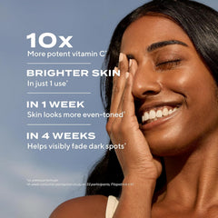 Murad bottle glow-face demonstrates instant hydration and a natural glow.