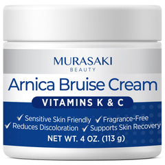 MURASAKI BEAUTY Arnica Bruise Cream tube for targeted skin support and quick application