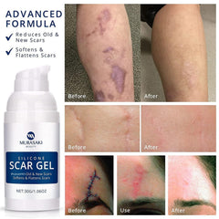 MURASAKI BEAUTY crystal-clear gel absorbs quickly into the skin