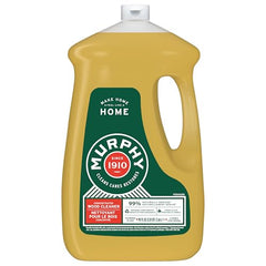 Murphy's Oil Soap on wood floor restores natural shine with no rinse