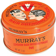 Murray's Superior Hair Dressing Pomade Vintage Special Edition bottle delivering strong hold for classic retro styling.