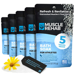 Muscle Rehab Sal Epsom Arnica: paquetes de un solo uso para recuperación rápida