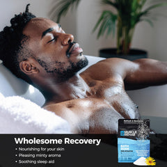 Muscle Rehab Sal Epsom Salvia sclarea Eucalipto: aroma suave para sesiones en casa