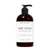 Muse Apothecary Hand Ritual: botella de jabón con aroma de aceites esenciales para diario uso.