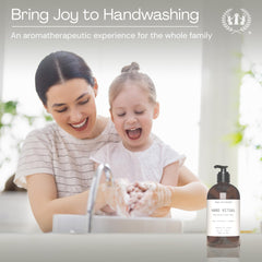 Muse Apothecary Hand Ritual creamy foam gently cleans without leaving residue.