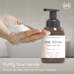 Muse Apothecary Ritual de Manos - espuma generosa para limpieza suave