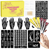 MuseLuxe: plantilla de tatuaje temporal con 126 diseños para estilo único.