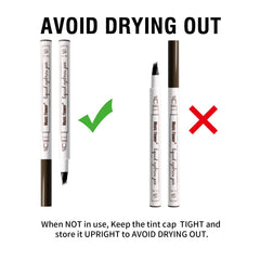 Music Flower Eyebrow Pen demonstrates four tips for defined texture and control.