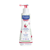 Mustela Baby Soothing Cleansing Gel, bote frontal, limpieza suave para piel sensible.