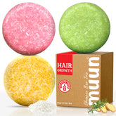 Barra Muun jengibre: estimula cuero cabelludo y fortalece raíces para cabello sano.