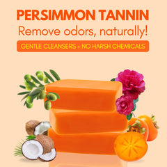 Muun Persimmon Soap Pack 3 underarm cleansing for odor control