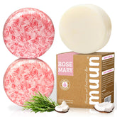 Muun Romero Champú-Barra Conjunto-3 frente: sensación fresca y balanceada para el cabello.