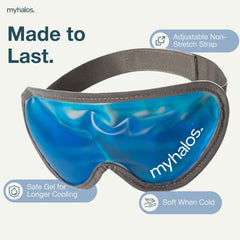 MyHalos soft latex-free material stays gentle on skin.