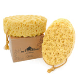 Esponja de baño myHomeBody grande y ovalada para un lavado con abundante espuma.