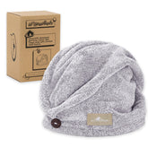 myHomeBody toalla-wrap para cabello, secado rápido y suave.